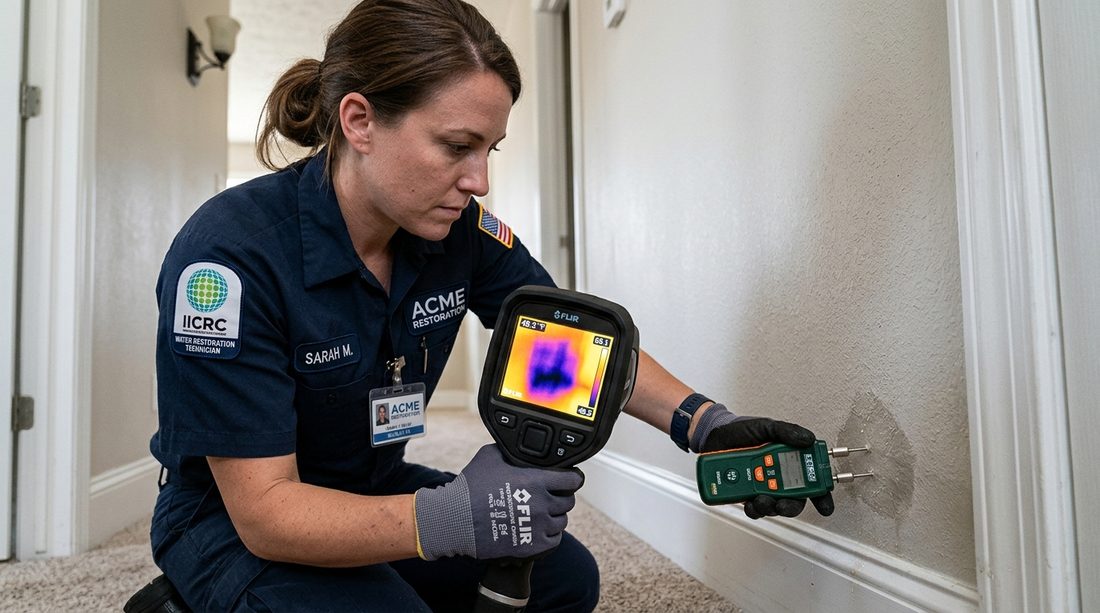 Certified Water Restoration Moisture Inspection in Avondale, AZ
